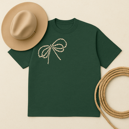 Western Lasso Bow Sweater