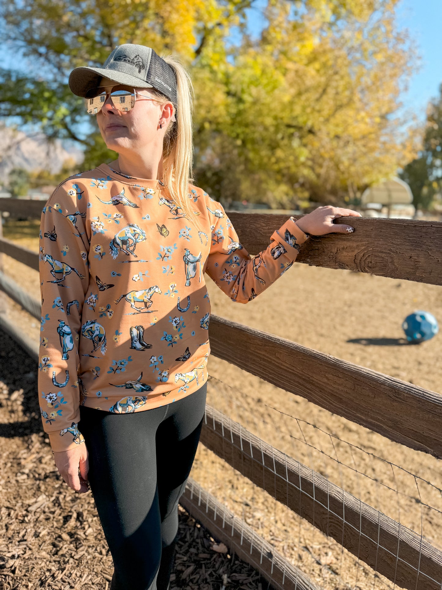 Horse Whimsy Sweatshirt
