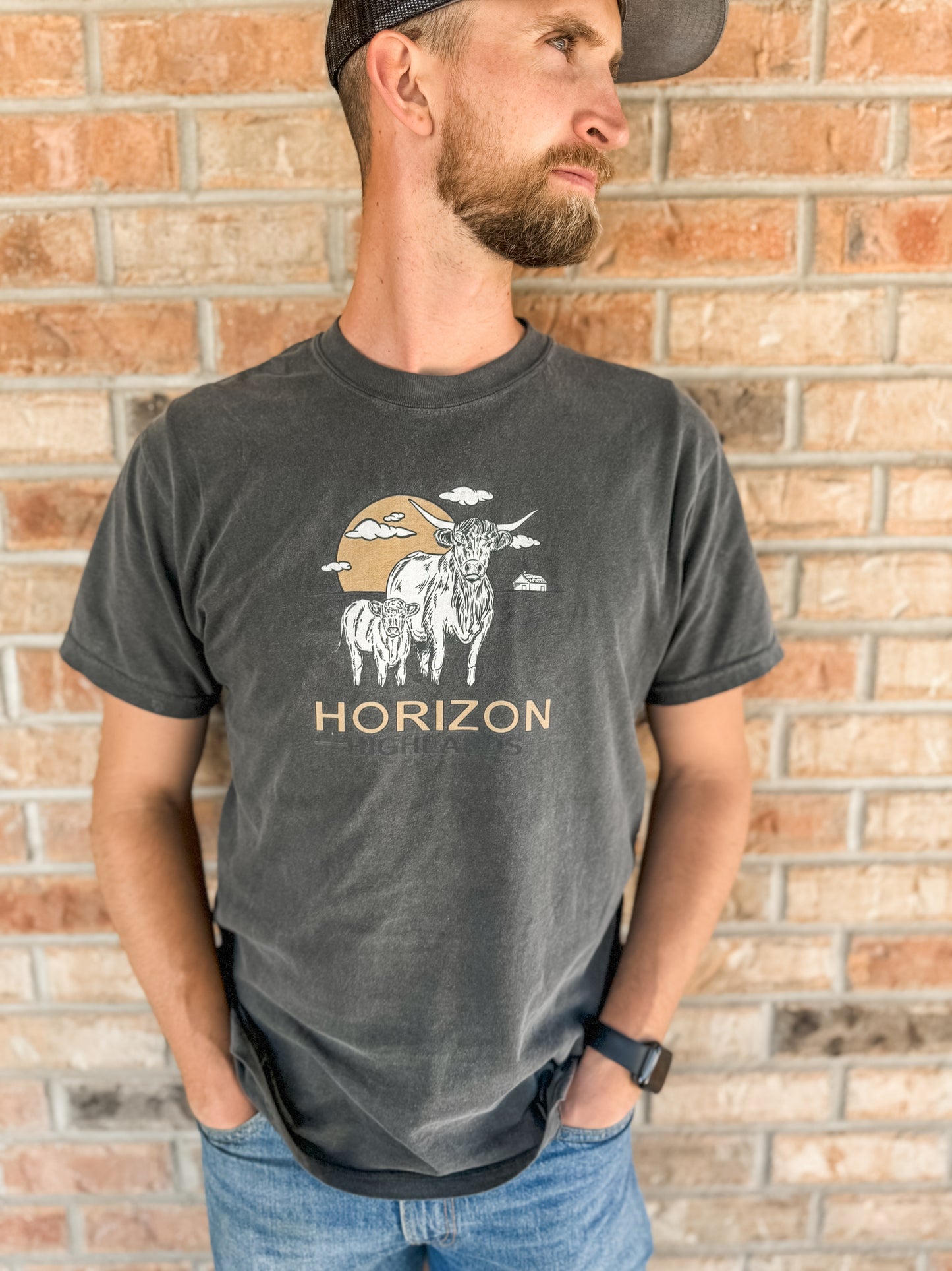 Horizon Highlands Sunset Tee