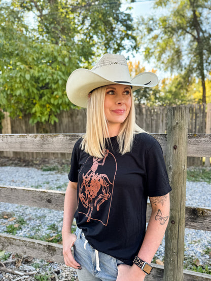 Bucking Skeleton Tee