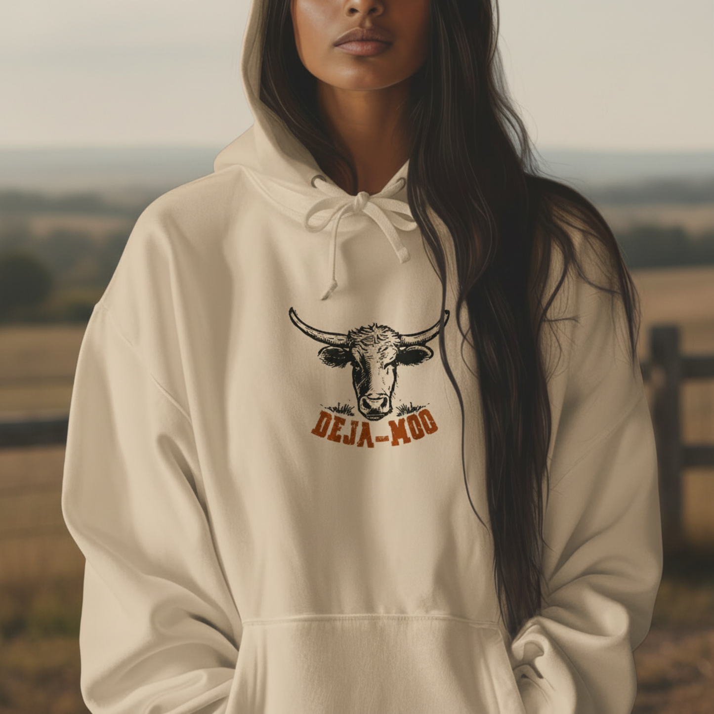 DeJa Moo Western Hoodie