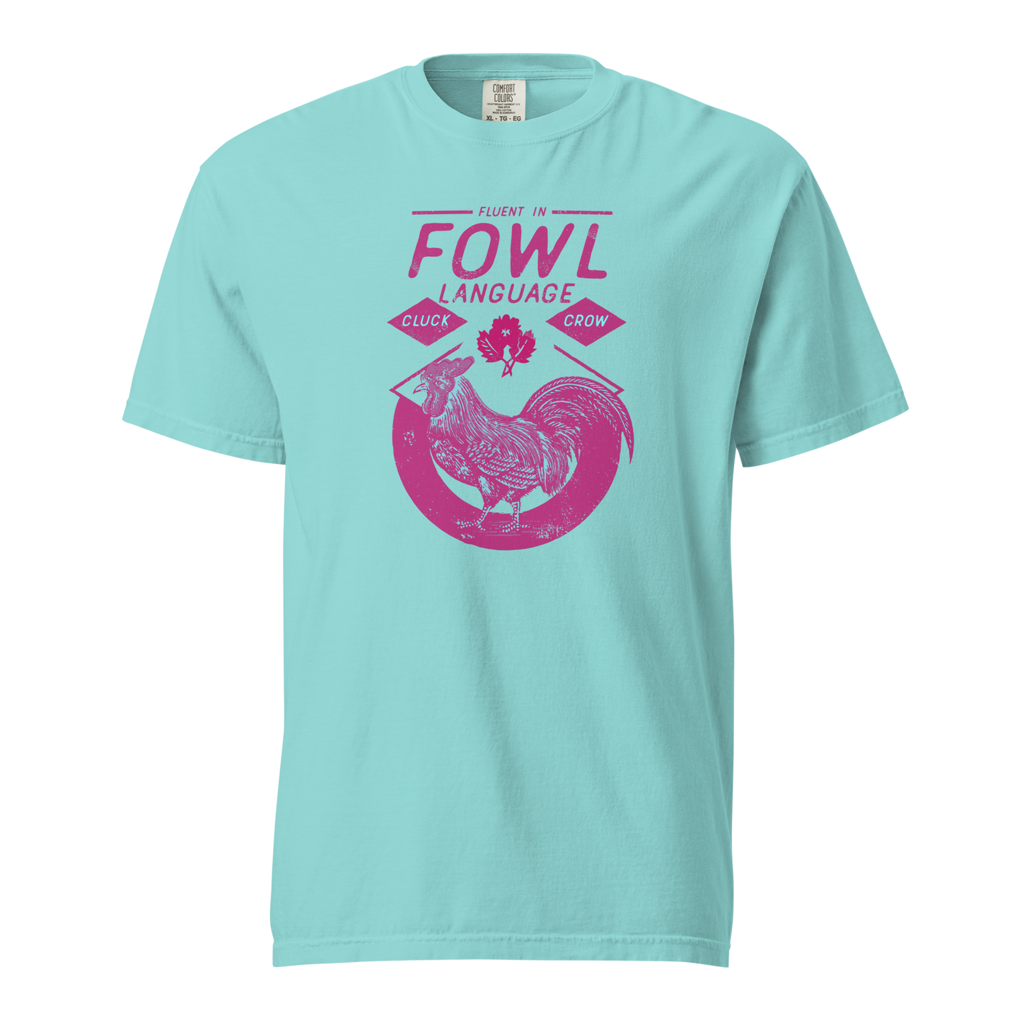 "Fowl" Language Hot Pink Tee