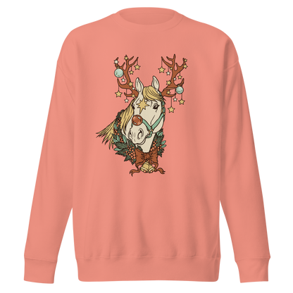 Horse Antlers Sweatshirt