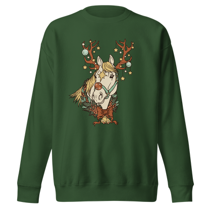 Horse Antlers Sweatshirt