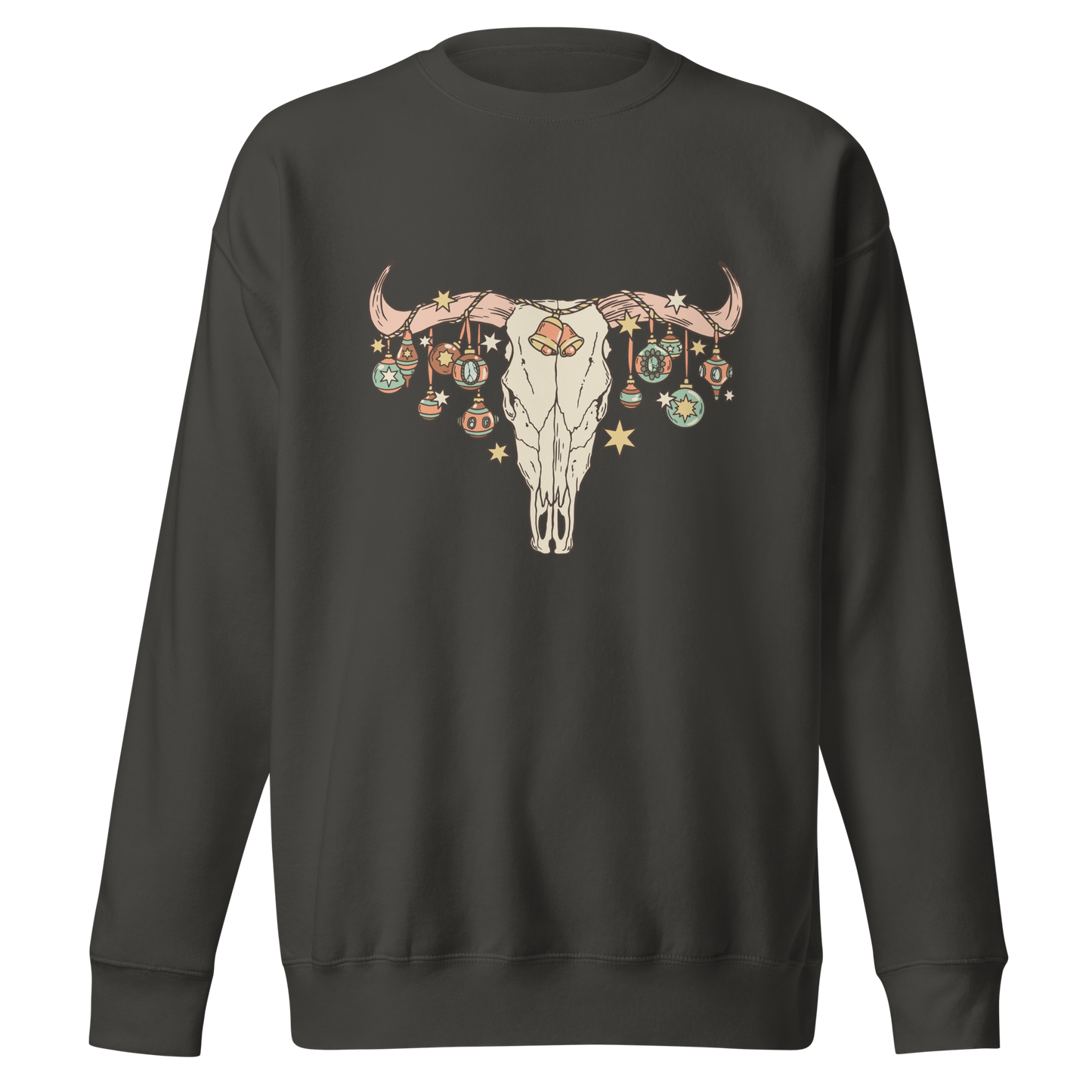 Festive Cow Skull Sweater